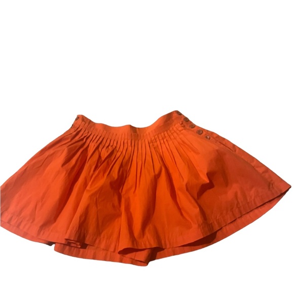 ULLA JOHNSON ALITA ORANGE SHORTS SIZE 8 - Picture 4 of 8